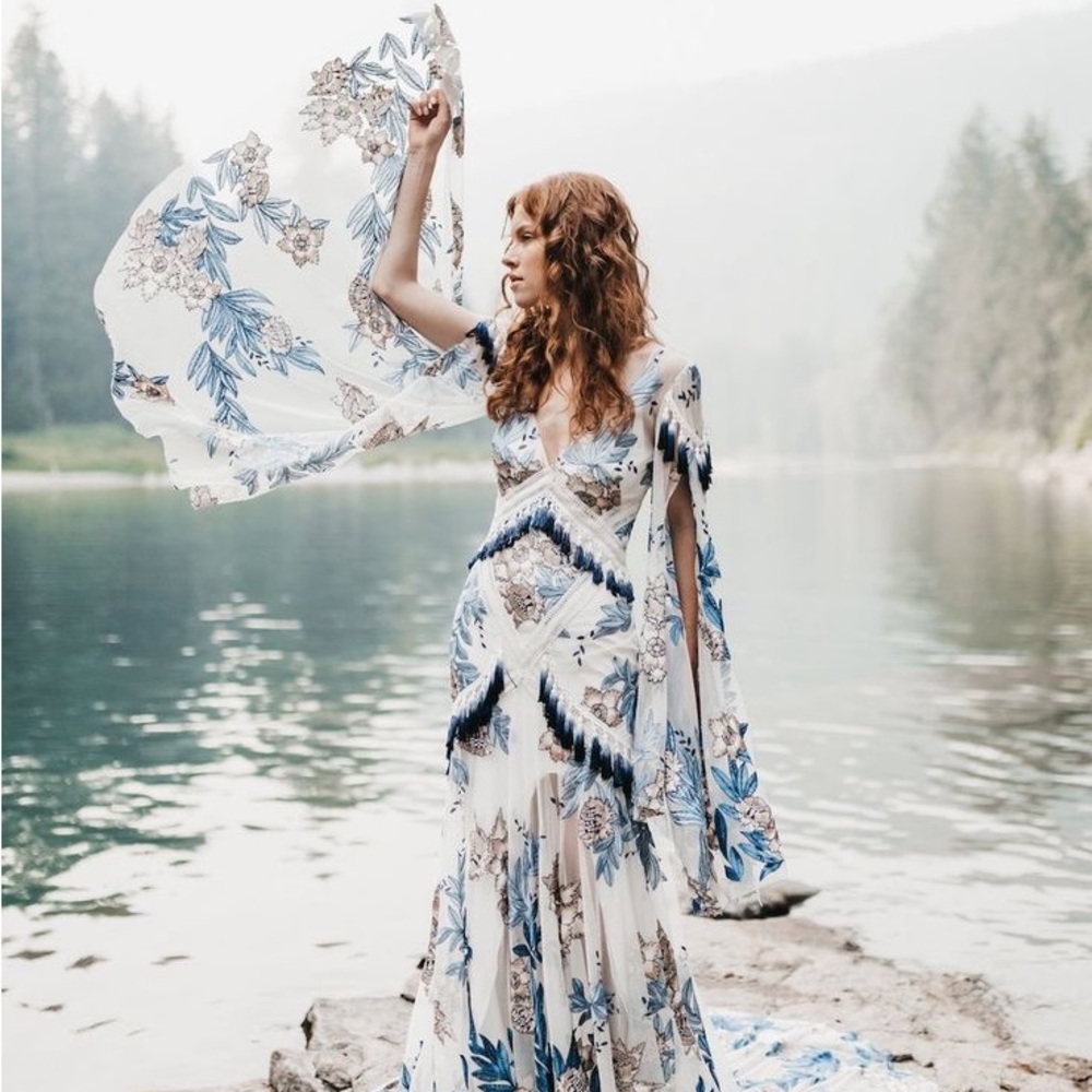 ISO Rue de seine blue and navy dress